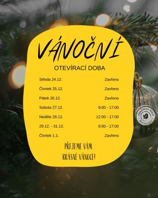 Vánoce v šálku kávy ☕✨ Není nic lepšího než procházka sváteční Kroměříží se zakončením u nás v pražírně. Přijďte se...